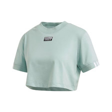 adidas CROPPED TEE GREEN TINT FM2519画像