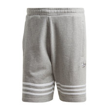 adidas OUTLINE SHORTS MIDIUM GRAY HEATHER FM3873画像