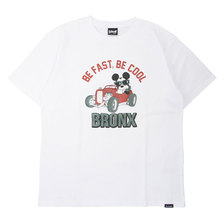 Schott &times; Disney T-SHIRT BRONX MICKEY MOUSE WHITE 3103134画像