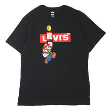 Levi's &times; SUPER MARIO COLLECTION GRAPHIC TEE MINERAL BLACK 22491-0707画像