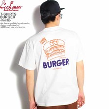 COOKMAN T-shirts BURGER -WHITE- 231-81005画像