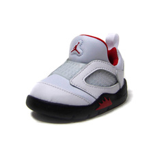 JORDAN BRAND JORDAN 5 RETRO LITTLE FLEX TD WHITE/UNIVERSITY RED/BLACK CK1228-100画像