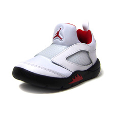 JORDAN BRAND JORDAN 5 RETRO LITTLE FLEX PS WHITE/UNIVERSITY RED/BLACK CK1227-100画像