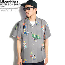 Liberaiders LIBERAIDERS MOTEL SIGN SHIRT -GRAY-画像