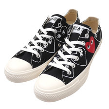 PLAY COMME des GARCONS &times; CONVERSE ALL STAR OX PCDG BLACK画像