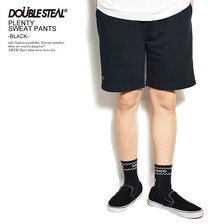 DOUBLE STEAL PLENTY SWEAT PANTS -BLACK- 902-72014画像