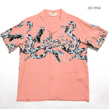 STAR OF HOLLYWOOD HIGH DENSITY RAYON S/S OPEN SHIRT "RATTLE SNAKE" SH38378画像