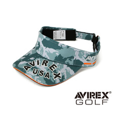 AVIREX GOLF サンバイザー アーチロゴ 442220117画像
