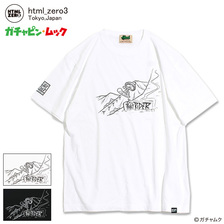 HTML ZERO3 &times; Gachapin Peaky Rider Snow S/S Tee Collaboration T587画像