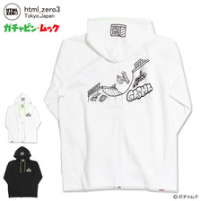 HTML ZERO3 &times; Gachapin Peaky Rider Skate Full Zip Hoodie Collaboration PA173画像