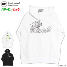 HTML ZERO3 &times; Gachapin Peaky Rider Surf Full Zip Hoodie Collaboration PA172画像