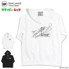 HTML ZERO3 &times; Gachapin Peaky Rider Snow Full Zip Hoodie Collaboration PA174画像
