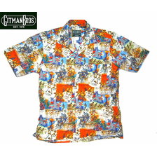 GITMAN VINTAGE 445-99 CAMP SHIRTS w/POCKET SUMMER OLYMPICS画像