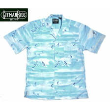 GITMAN VINTAGE 447-99 CAMP SHIRTS w/POCKET ROCKAWAY BEACH画像