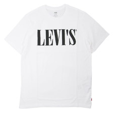 Levi's RELAXED TEE 90'S SERIF LOGO WHITE 69978-0026画像