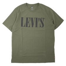Levi's RELAXED TEE 90'S SERIF LOGO OLIVE NIGHT 69978-0028画像