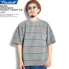 RADIALL SKUNK - C.N.P. T-SHIRT S/S -GRAY- RAD-20SS-CUT002画像