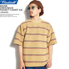RADIALL SKUNK - C.N.P. T-SHIRT S/S -ORANGE- RAD-20SS-CUT002画像
