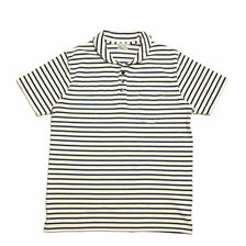 BURGUS PLUS S/S Shawl Collar Border Polo Shirt HBP-011画像