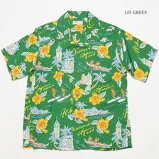 SUN SURF S/S RAYON HAWAIIAN SHIRT "ALOHA HAWAII" SS38313画像