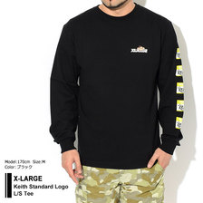 X-LARGE Keith Standard Logo L/S Tee 1201134画像