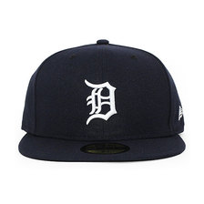 NEW ERA DETROIT TIGERS 59FIFTY FITTED CAP NAVY NR70505854画像