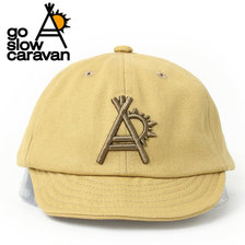 go slow caravan GSC キャンバス 刺繍 ショートブリムキャップ 332901画像