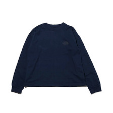 THE NORTH FACE PURPLE LABEL 8oz L/S LOGO TEE NAVY NT3903N-N画像