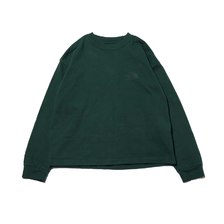 THE NORTH FACE PURPLE LABEL 8oz L/S LOGO TEE GREEN NT3903N-G画像
