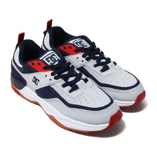 DC SHOES E.TRIBEKA SE LIGHT GREY/TRUE RED DM186027-GE2画像