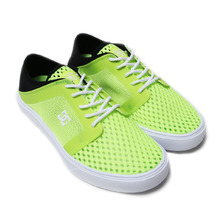 DC SHOES TRASE LITE NEON YELLOW/WHITE DM181603-YEL画像