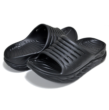 HOKA ONE ONE ORA RECOVERY SLIDE BLACK/BLACK 1099674-BBLC画像
