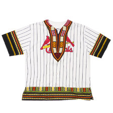 AWESOME BOY &times; Ichiryu made Remake Baseball Dashiki Shirt画像