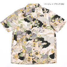 衣櫻 Lot.SA-1328 レーヨンフジエット素材 京都洛北友禅アロハシャツ"吉祥植物文様" SA1328画像