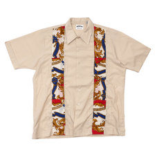AWESOME BOY &times; Ichiryu made Remake Scarf Cuba Shirt LT.PINK画像