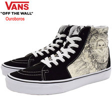 VANS Sk8-Hi Black/True White Ouroboros VN0A4U3CWT8画像