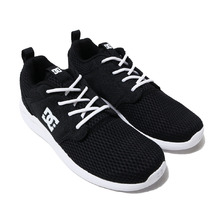 DC SHOES Ws MIDWAY BLACK/WHITE STENCIL DW191015-BWS画像