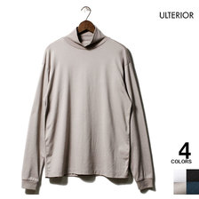 ULTERIOR SUVIN COTTON HI-NECK BINDING TEE ULCS25-20C46U画像