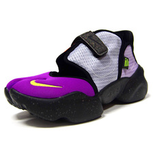 NIKE (WMNS) AQUA RIFT BLACK/VOLT/CONCORD/GREEN/PURPLE/TOTAL ORANGE CW5876-074画像
