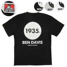 BEN DAVIS PRINT TEE 1935 BAMBOO COTTON BDZ0-0009画像