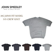 JOHN SMEDLEY S4409 30G JAPAN FIT MODEL S/S CREW KNIT画像