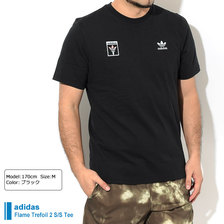 adidas Flame Trefoil 2 S/S Tee Originals GK5907/GK5906画像