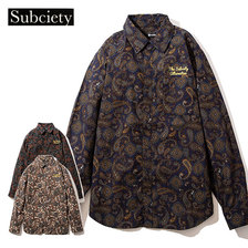 Subciety PAISLEY SHIIRT 104-20591画像