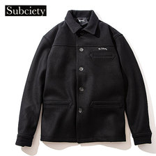 Subciety MELTON CAR COAT 104-64581画像