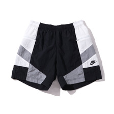NIKE AS M NSW RE-ISSUE SHORT WVN SUMMIT WHITE/BLACK/PARTICLE GREY/BLACK CJ4937-121画像