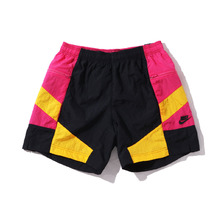 NIKE AS M NSW RE-ISSUE SHORT WVN WATERMELON/BLACK/UNIVERSITY GOLD/BLACK CJ4937-674画像