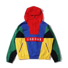 JORDAN BRAND AS M J SPRT DNA WVN JKT GAME ROYAL/ALOE VERDE/WHITE CD5729-480画像