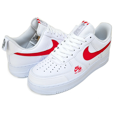 NIKE AIR FORCE 1 LV8 UTILYTY white/university red CW7579-101画像