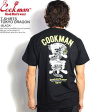 COOKMAN T-shirts Tokyo Dragon -BLACK- 231-01007画像