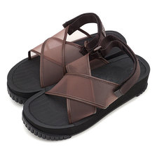 SHAKA FIESTA PLATFORM MESH BROWN 433142画像